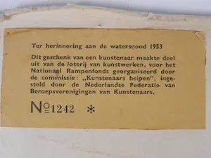 Niet of onleesbaar gesigneerd - Ter herinnering aan de watersnood 1953 kopen? Bied vanaf 1!
