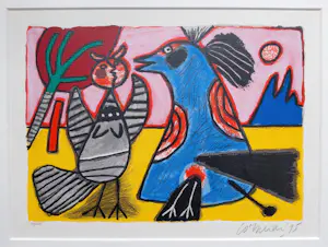 Corneille - Oiseaux, zeefdruk (netjes ingelijst) kopen? Bied vanaf 250!