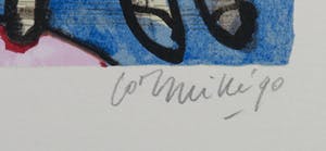 Corneille - Zeefdruk, Konijn op muziekpapier kopen? Bied vanaf 100!