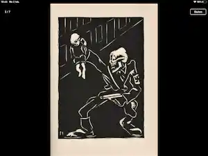Melle Oldeboerrigter - 2 Originele Houtsneden / Uitgave Het Roode Baken 1933 verkauft für € 125!