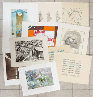 Josephine Sloet - en andere! - Lot met 10 werken op papier kopen? Bied vanaf 1!