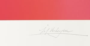 Jef Verheyen - Zeefdruk, Geometrisch abstracte compositie kopen? Bied vanaf 200!