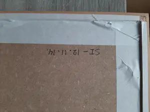 Jasper Pasman - Olieverf op papier, zicht op de Eifeltoren. kopen? Bied vanaf 40!