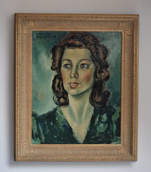Edmond Wingen - Portret dame kopen? Bied vanaf 60!