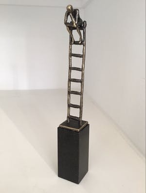 Corry Ammerlaan - Sculptuur “ De denkende mens “ kopen? Bied vanaf 80!