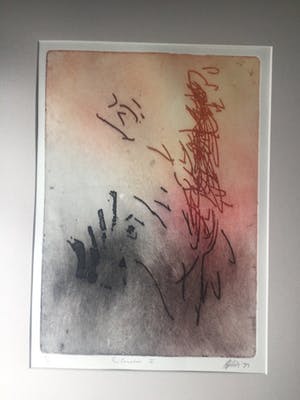 Ad Arma - "Eilanden 2" - Ets, Ingelijst, Oplage van slechts 5 stuks kopen? Bied vanaf 120!