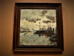 Hendrik Schaap - Delfts impressionist - 1908 - Gouache - "Bedrijvigheid in Haven" - gesigneerd kopen? Bied vanaf 10!