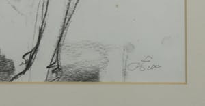 Franscz Witte - Houtskooltekening, Figuurstudie man - Ingelijst kopen? Bied vanaf 10!