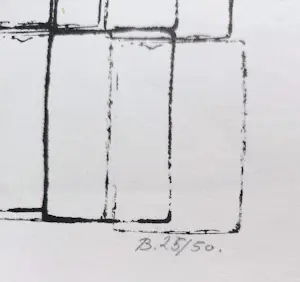 Christiaan Paul Damste - Zero compositie, tekening op papier kopen? Bied vanaf 100!