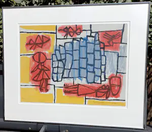 Corneille - Banlieue, litho (netjes ingelijst) kopen? Bied vanaf 275!