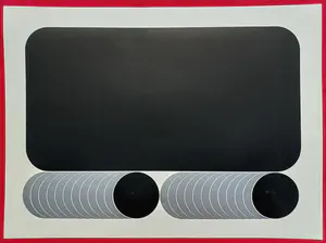 Thomas Lenk - Compositie in zwart en metallic zilver, zeefdruk kopen? Bied vanaf 35!