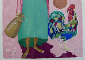 Kees van Dongen - Gravure 1001 nacht: 'Farizade et l'Oiseau parleur' kopen? Bied vanaf 15!