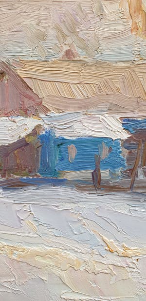 Nickolay Ivanovich Eltyshev - Dorp in de winter kopen? Bied vanaf 25!