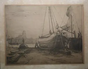 Martin van Waning - Havengezicht Dordrecht kopen? Bied vanaf 1!