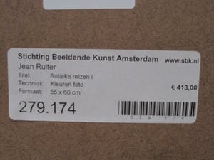 Jean Ruiter - Kleine Oplage (1/5) "Antieke Reizen I "- gesigneerd - professioneel ingelijst kopen? Bied vanaf 19!