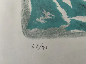 AcheterGustave Singier - Komposition in Blau (die Sonne)? Enchérissez de 125!