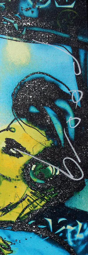 Buy Herman Brood - zeefdruk op doek: Jet up a rock (oplage slechts 25 stuks)? Bid from 1!