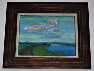 Dirk Breed - Stemmig avondlandschap kopen? Bied vanaf 500!