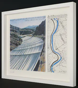 Christo - Gesigneerd »Over The River, Project for the Arkansas River, 1992-2017« kopen? Bied vanaf 590!
