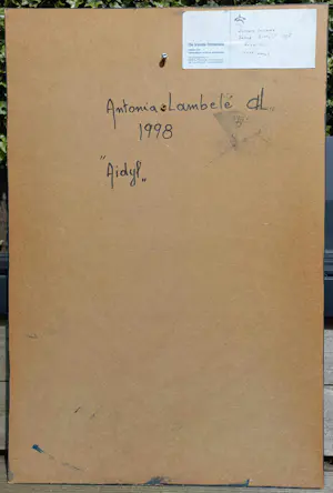 AcheterAntonia Lambelé - Aidyl, reliëf van acrylverf/staal op paneel? Enchérissez de 395!