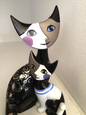 Rosina Wachtmeister - Kattenbeeld “ Ricario en Marica “ kopen? Bied vanaf 95!