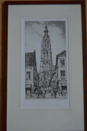 Roger Hebbelinck - 'Grote Kerk, Breda' kopen? Bied vanaf 50!