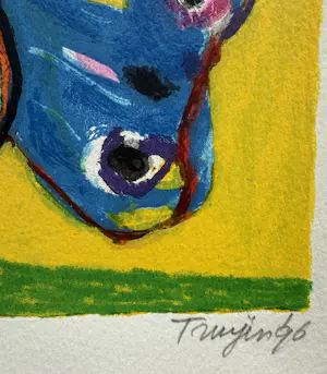 Hans Truijen - handgesigneerde zeefdruk | 'Zonder titel' | 1996 kopen? Bied vanaf 10!