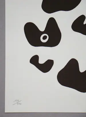 Hans Arp - Constellation avec cinq éléments - Zeefdruk in beperkte oplage - 1960 kopen? Bied vanaf 100!