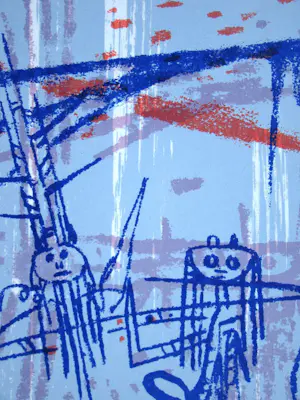 Wifredo Lam - Ambigue Affiniteiten - 1963 - Originele lithografie kaufen? Bieten Sie von 180!