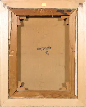 Nico Bruijnesteijn - Olieverf op doek, Stilleven met parelmoer doosje en orchideeën - Ingelijst kopen? Bied vanaf 1!