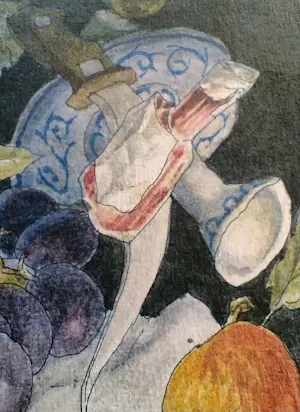 Peter Vos - stilleven; bezinkend kopen? Bied vanaf 125!