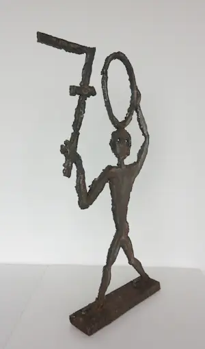 Albrecht Genin - Metalen sculptuur, Figur 70 kopen? Bied vanaf 500!