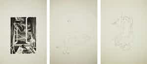 Carel Willink - Lot van drie litho's, diverse voorstellingen verkocht voor € 1!