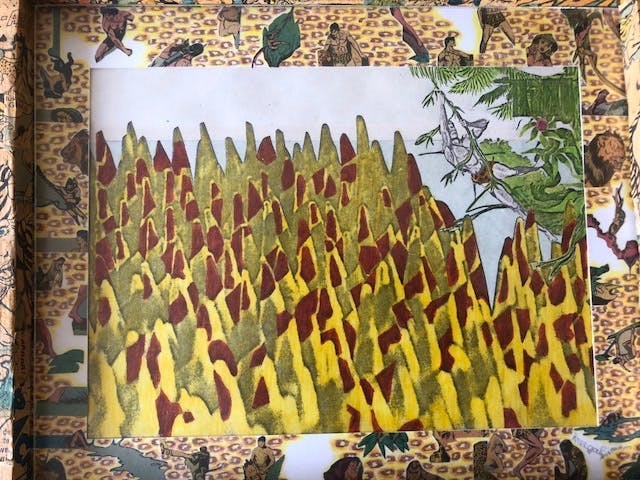 Catharina Naus - 4 heel aparte werkjes waarvan ook de lijst een kunstwerk is. kopen? Bied vanaf 35!