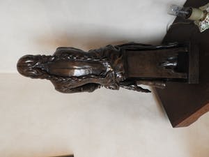 Eugène Marioton - bronzen beeld " Marquerite " kopen? Bied vanaf 1850!