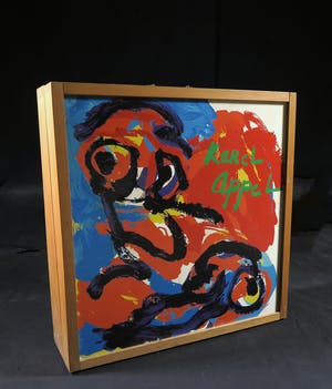 Karel Appel - Zeefdruk, De Tovenaar + Schilderskist! kopen? Bied vanaf 1!