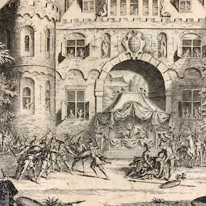 Simon Fokke - Graaf Floris de IV - Belegering Slot Hagestein kopen? Bied vanaf 10!