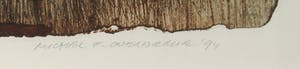 Michel van Overbeeke - Kleurenets met bladgoud, In the air - Ingelijst kopen? Bied vanaf 50!