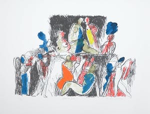 Jan Peter van Opheusden - Litho, Feest der Goden kopen? Bied vanaf 1!