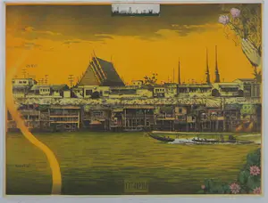 Rolf Weijburg - Handgesigneerde kleurenets, Home: Bangkok 27/65 - Ingelijst kopen? Bied vanaf 125!