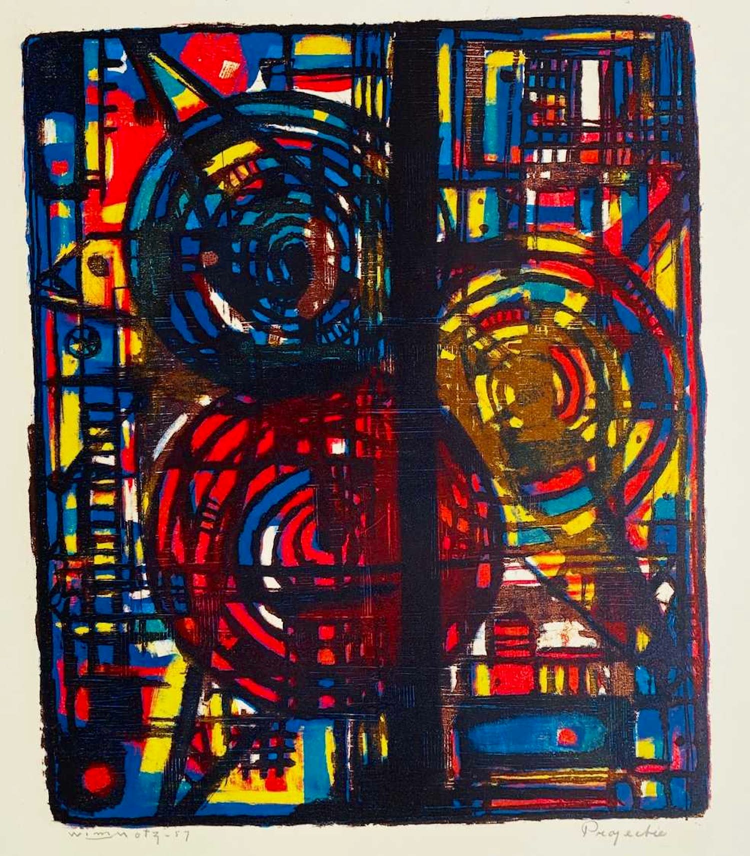 Wim Motz - Projectie verkocht voor € 35!