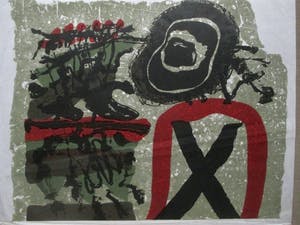 Jef Diederen - Grote Houtsnede kopen? Bied vanaf 50!