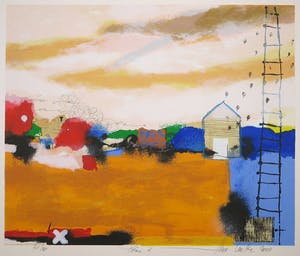 Theo Koster - Zeefdruk, Poême II kopen? Bied vanaf 35!