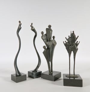 Corry Ammerlaan - Lot van 4 beeldjes kopen? Bied vanaf 1!