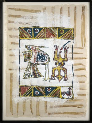 Carla Raadsveld - Zeefdruk, Afrika I - Ingelijst (Groot) kopen? Bied vanaf 50!