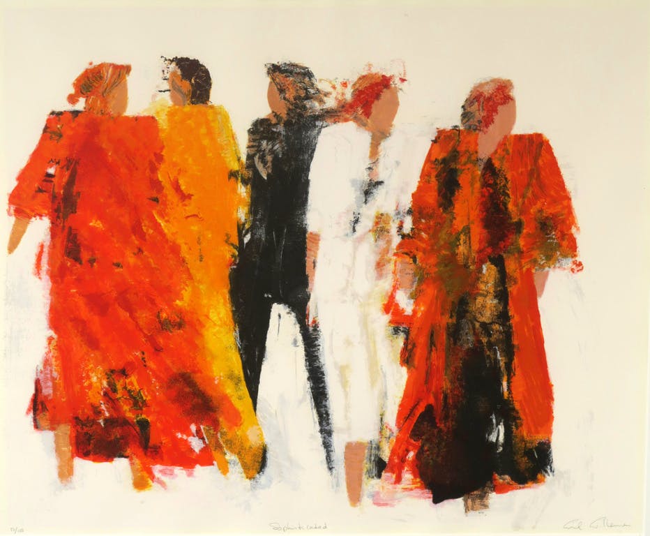 Wil Willemsen - Zeefdruk, Sophisticated - Ingelijst kopen? Bied vanaf 60!