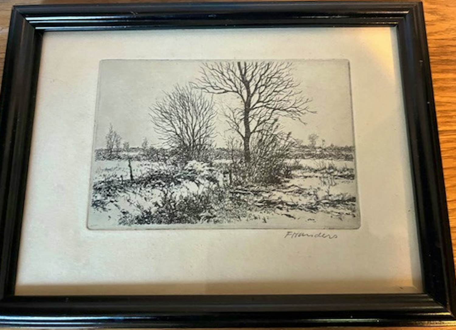 Frans Manders - Landschap kopen? Bied vanaf 20!