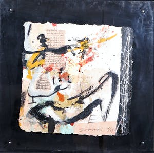 Miriam Slaats - Zeefdruk, Shoe Freak- Ingelijst kopen? Bied vanaf 1!