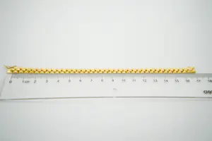 30- Zo goed als nieuwe hoog-gehalte 22 karaats geel-gouden schakel armband kopen? Bied vanaf 1280!