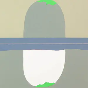 Hans Landsaat - Zeefdruk, Poort - Ingelijst kopen? Bied vanaf 60!